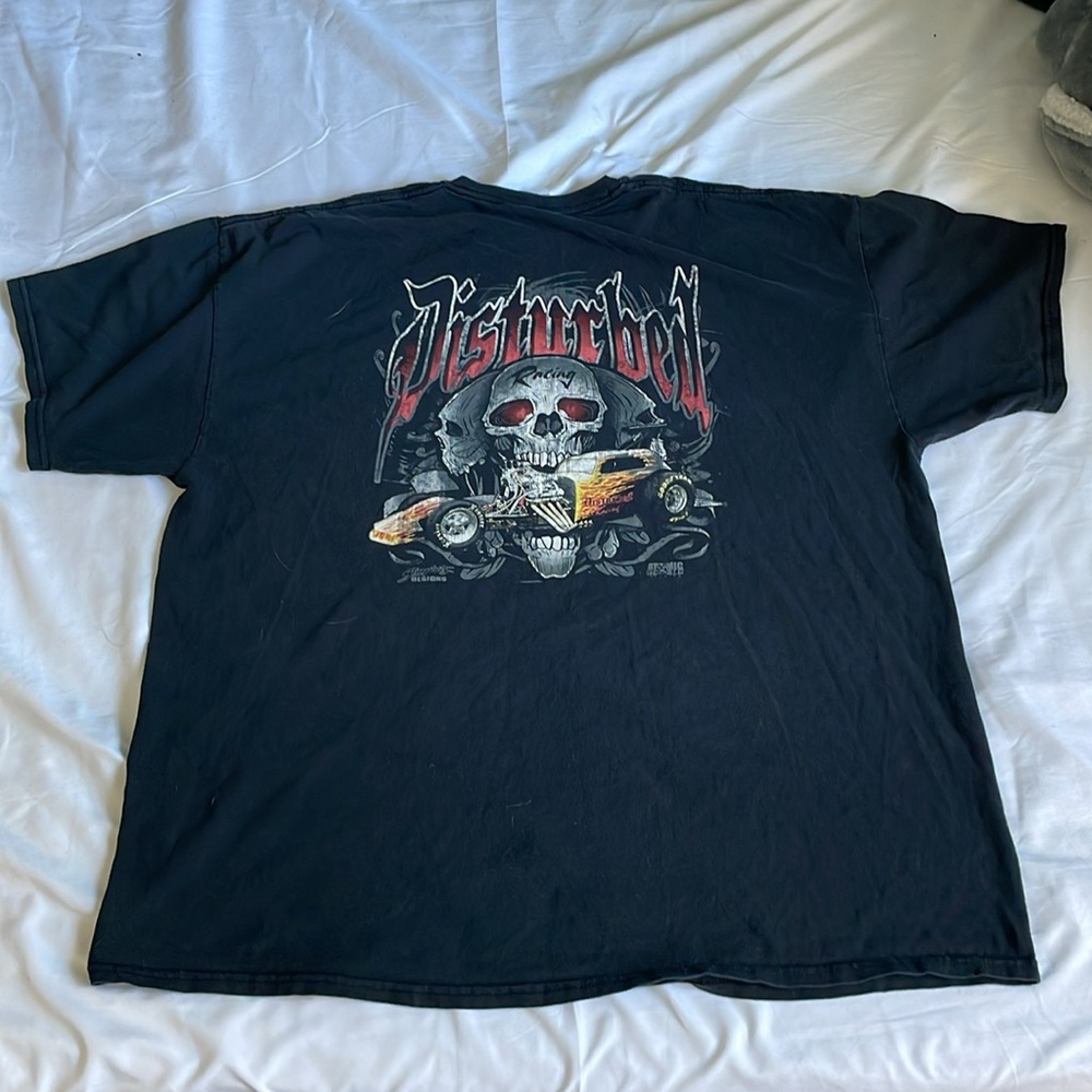 Vintage Marshall-s Auto Body Black Cotton Tee-Shirt